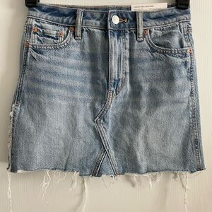 American Eagle Outfitters A-line Jean mini skirt